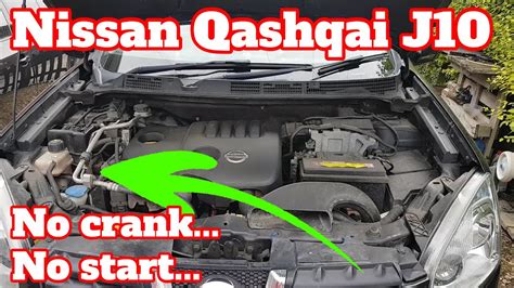 Nissan Qashqai J Dci No Crank No Start Fault Finding And