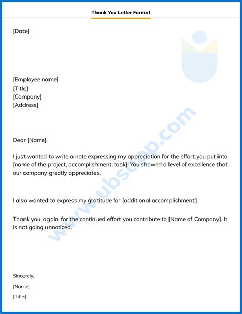 Thank You Letter How To Write An Impactful Letter To Your Employees