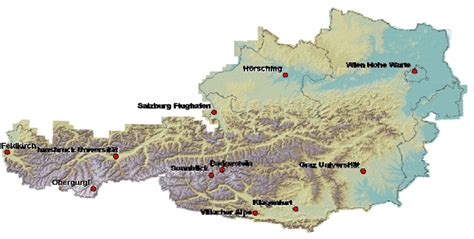 Map Of Austria And Selected Stations Download Scientific Diagram