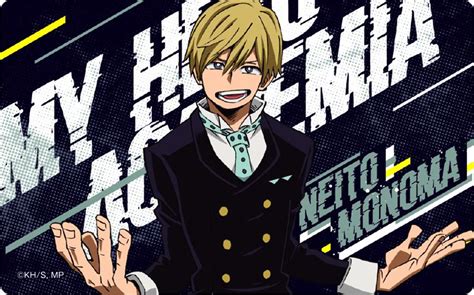 My Hero Academia Card Sticker Neito Monoma Anime 5th Season Ver Vol