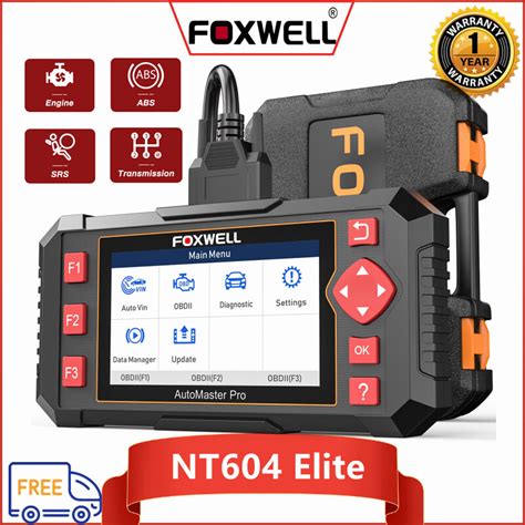 Codfoxwell Nt Elite Obd Scanner Check Engine Abs Srs Transmission