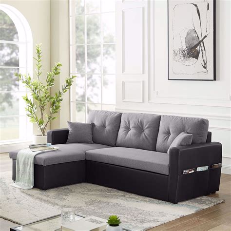 See more ideas about sofa, sofa bed, sofa design. Tribesigns 86.6" Convertible Sectional Sofa Couch Modern ...