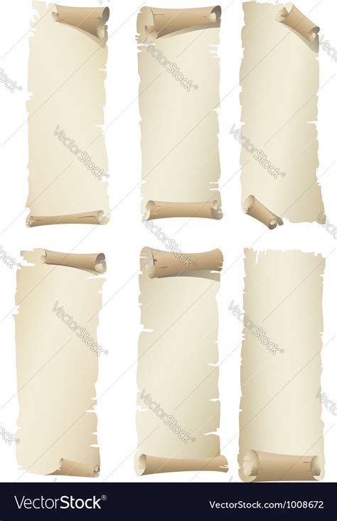 Old Paper Banner Royalty Free Vector Image Vectorstock