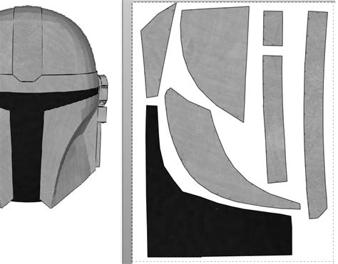 Mandalorian Pepakura Paperszoom