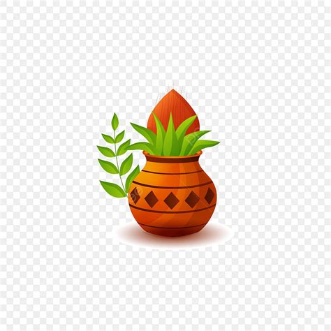 Ugadi Festival Vector Hd PNG Images Happy Ugadi Festival Png Kalash