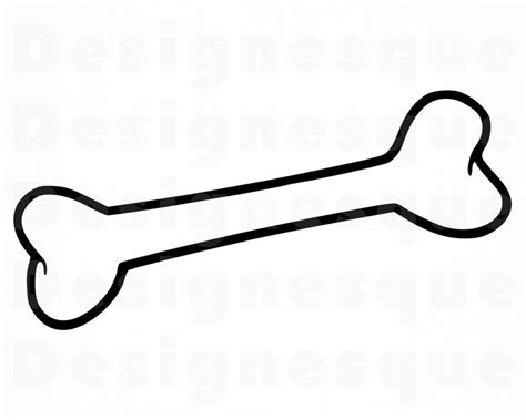 Dog Bone Outline Clip Art 20 Free Cliparts Download Images On