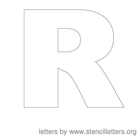 Letter R Stencil Printable Printable Word Searches