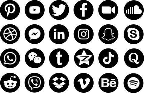 Download Social Media Logo Icons Royalty Free Vector Graphic Pixabay