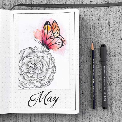 57 Amazing Butterfly Bullet Journal Spreads My Inner Creative