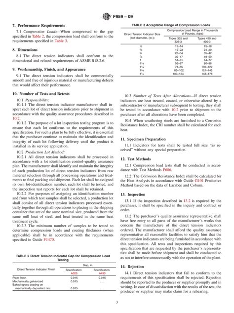 Astm F959 09 Standard Specification For Compressible Washer Type