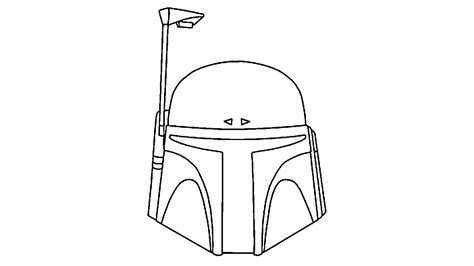 The Mandalorian Helmet Drawing Sketch Mandalorian Drawing After Being