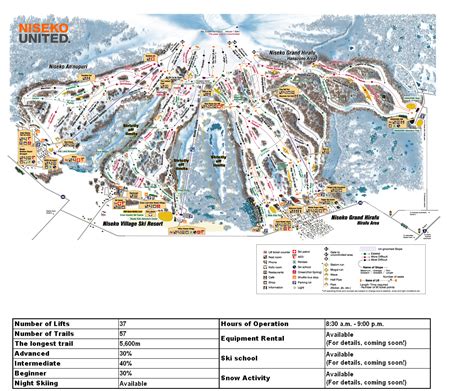 I haven't actually been to any of the places below yet, but it is quite a useful tool for putting together my plans. Niseko Ski Resort Map - niseko japan • mappery