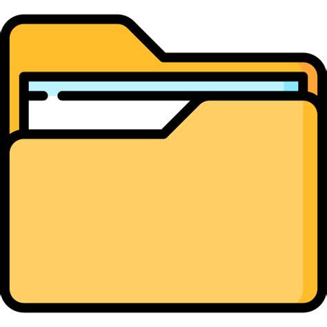 Flat Folder Icon Png