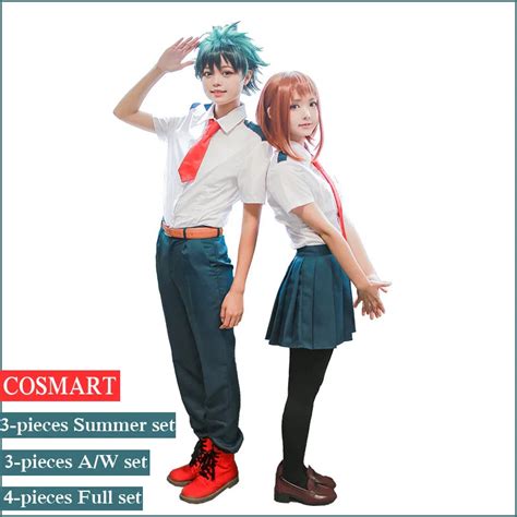 Costumes Unisex Boku No Hero Academia Asui Tsuyu Yaoyorozu Momo School