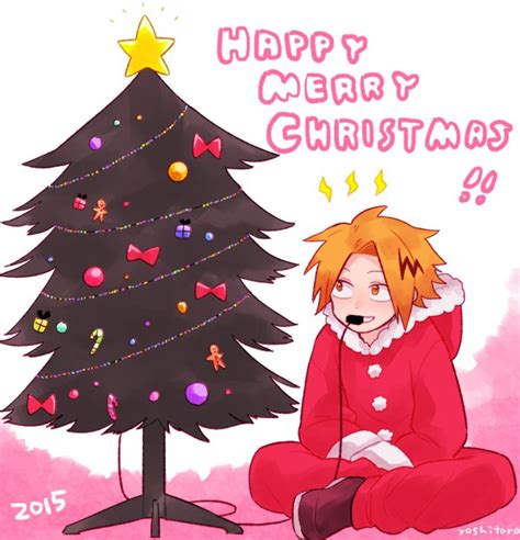 Denki Kaminari Christmas My Hero Academia Manga Noël Boku No Hero