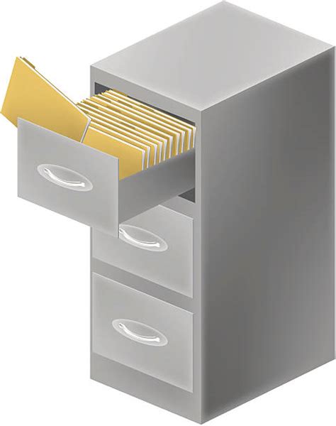 Filing Cabinet Clip Art Vector Images And Illustrations Istock