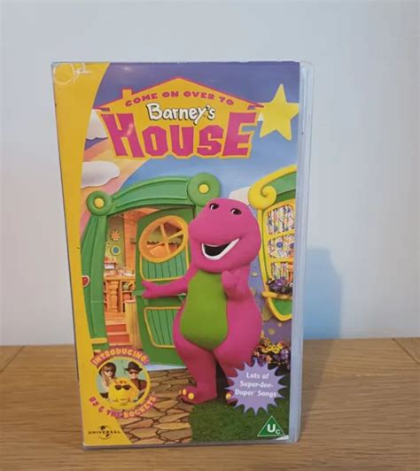 Barney Come On Over To Barneys House Vhs Video Tested £1500