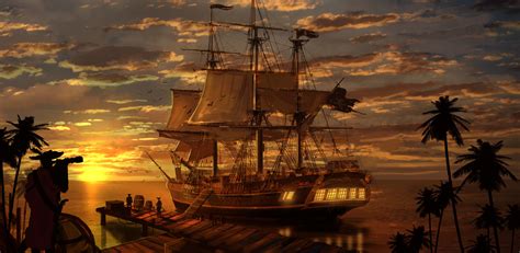 11 Pirate Ship HD Wallpapers Backgrounds Wallpaper Abyss