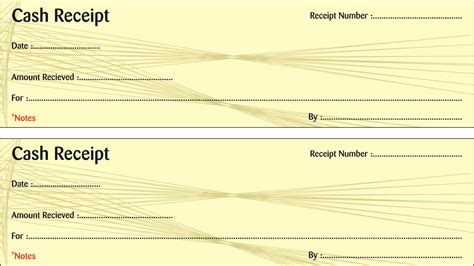 Blank Receipt Form Template 10 Free PDF Printables Printablee