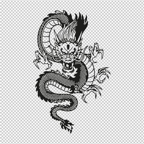 Chinese Dragon Svg Png Eps File For Cricut Silhouette Cut Files