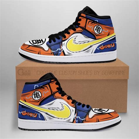 Shop all new jordan styles. Goku Power Jordan Sneakers High Top Dragon Ball Z Anime Leather Shoes - GearAnime