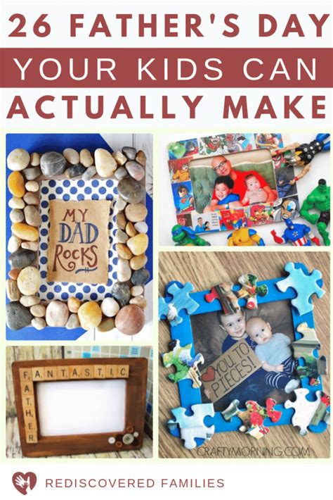 26 Surprisingly Easy Fathers Day Crafts For Kids To Make