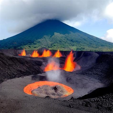 Mapa De Volcanes En Costa Rica Costa Rica