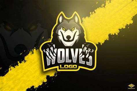 Animated Wolf Logo Logodix