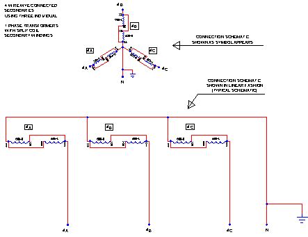 On the single pole and double pole switches are shown, but a switch may have as many poles as it notice that the wiring diagram (figure 11), uses both pictorial representations and schematic symbols. 3 Phase Wye Transformer Schematics - ECN Electrical Forums