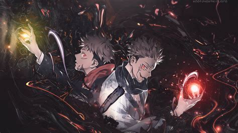 Jujutsu Kaisen Itadori Ft Sukuna Wallpaper By Knotshoxtm On Deviantart