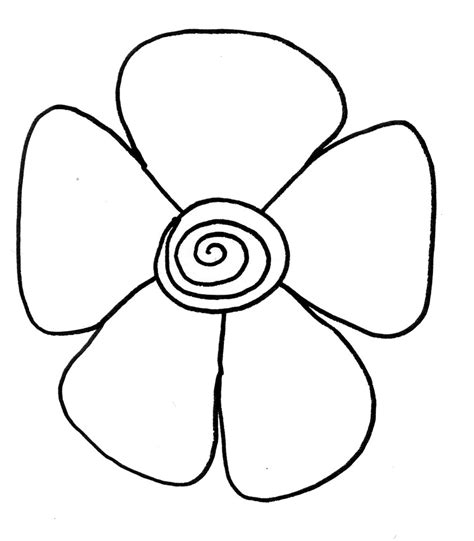 Easy Flowers Drawings Clipart Best