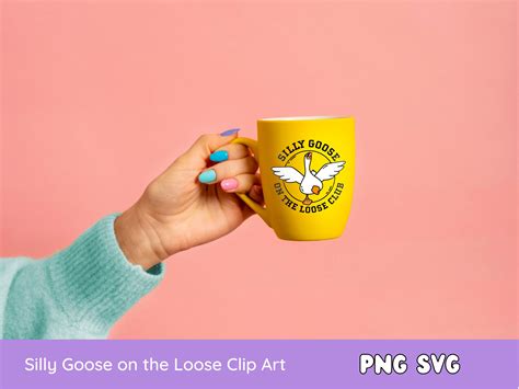 Silly Goose Svg Png Silly Goose On The Loose Club Trendy Svg Etsy