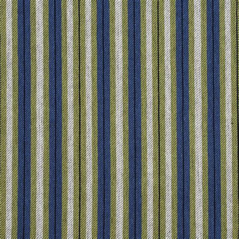 E823 Light Green And Blue Striped Jacquard Upholstery Fabric