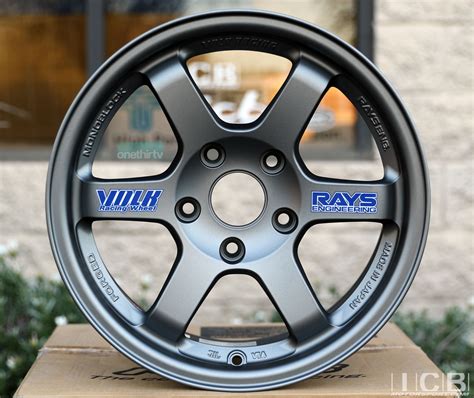 Rays Volk Racing Te37 Wheels 15x8 4x100 35 Offset Titanium Gunmetal