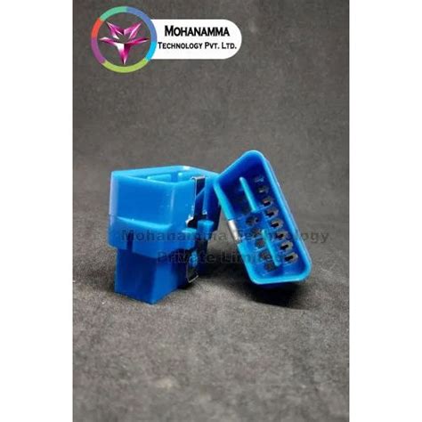 Plastic 16 Pin Obd Ii Blue Connector At Best Price In Tirupati Mohanamma Technology Private