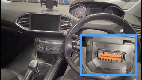 Peugeot 308 EOBD Diagnostic Socket Location YouTube