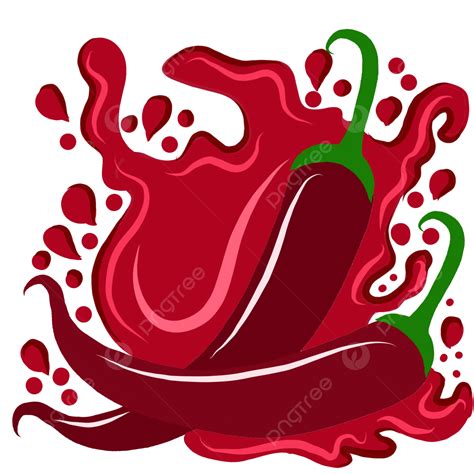 Salpicadura De Salsa De Chile Png Vectores Psd E Clipart Para