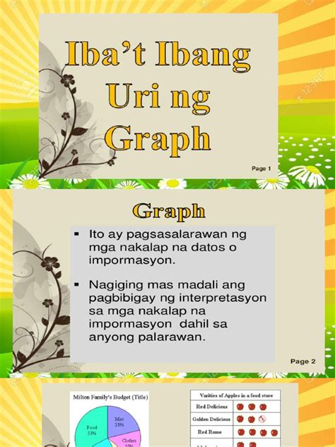 Ibat Ibang Uri Ng Graph Ppt