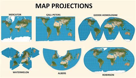 World Mercator Projection Map With Country Outlines Fetigoal