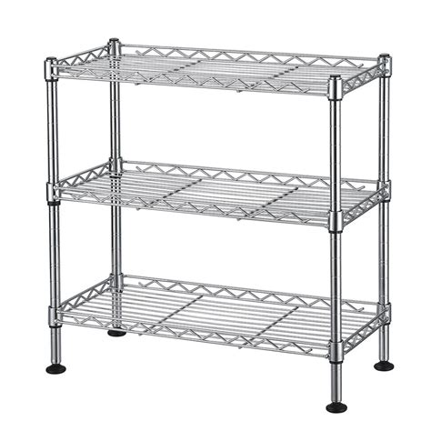 4.3 out of 5 stars. Zimtown 3 Tier Storage Rack Wire Shelving Unit Storage ...