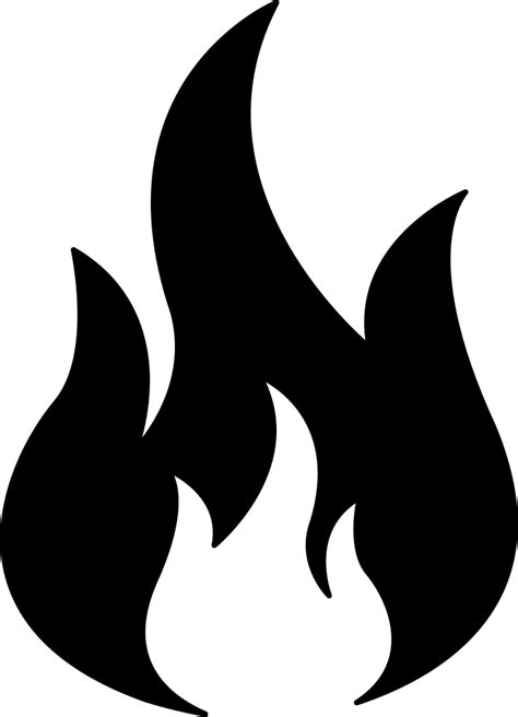 Fire Silhouette Svg