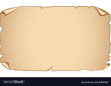 Old Paper Scroll Banner Royalty Free Vector Image