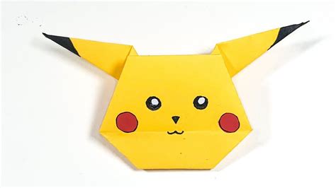 Origami Pikachu Origami Pokemon Youtube Origami Pikachu Diy