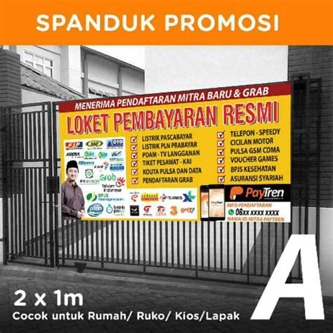 Spanduk 2x1 Meter