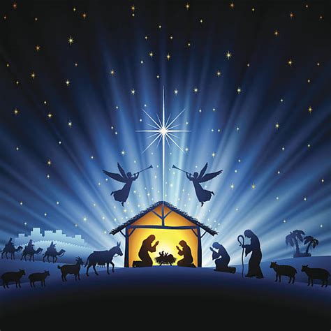 Nativity Scene Illustrations Royalty Free Vector Graphics And Clip Art