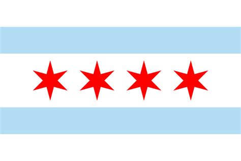 The spanish royal decree officially defines the colors that should be. Flag of Chicago - Wikipedia