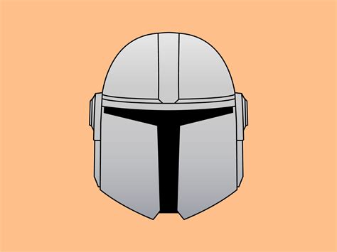 How To Draw Mandalorian Helmets