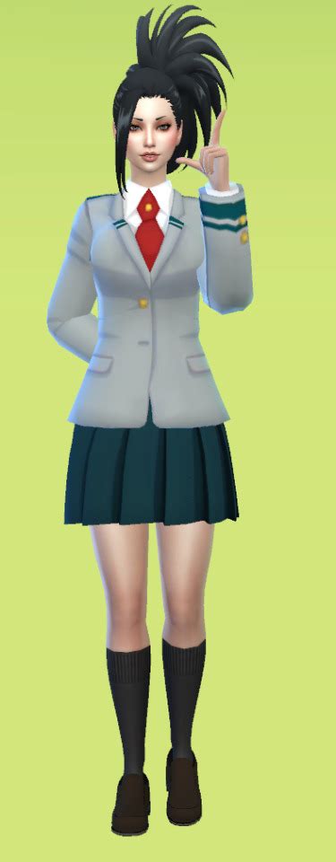 Momo Yaoyorozu Sims On Tumblr