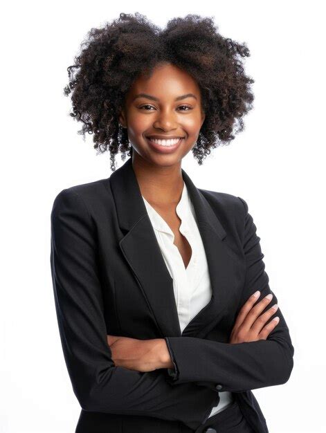 Premium Photo An African American Business Woman