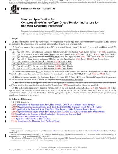 Astm F959 15 Red Standard Specification For Compressible Washer Type